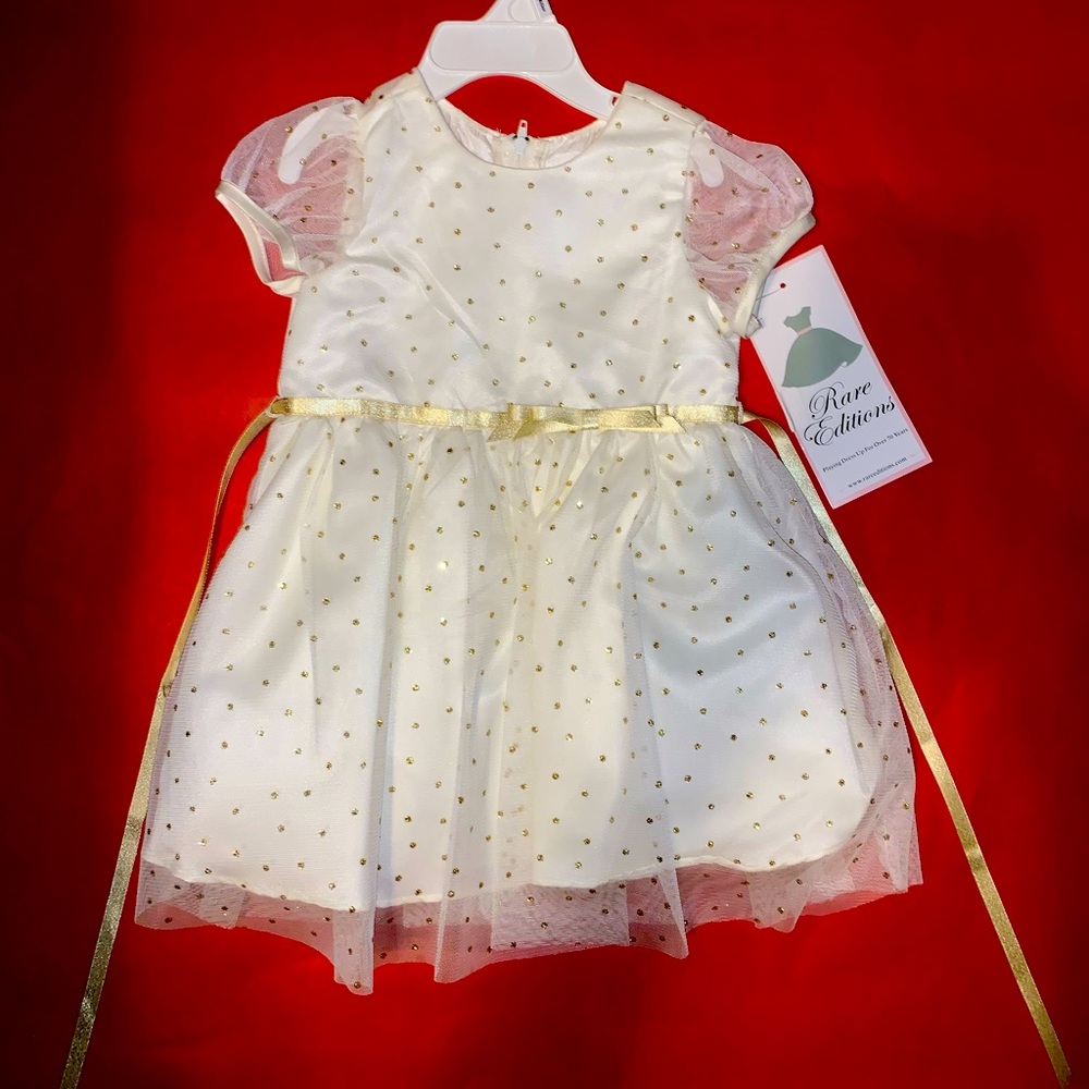 Rare Editions, Ivory dress size 24 months new with tags